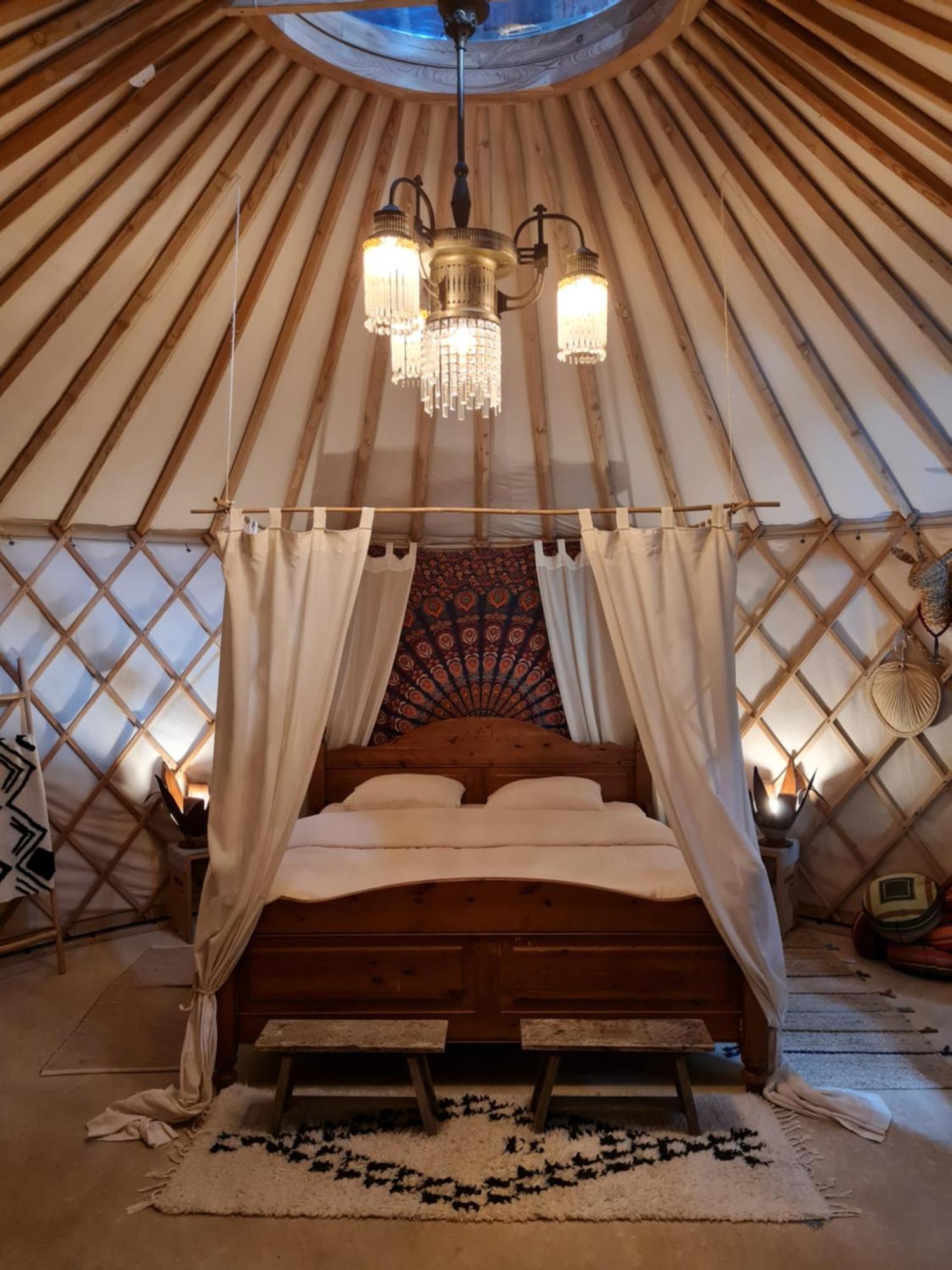 Vakantiewoning In Monumentale Boerderij Met Yurt Eckelrade Exteriör bild